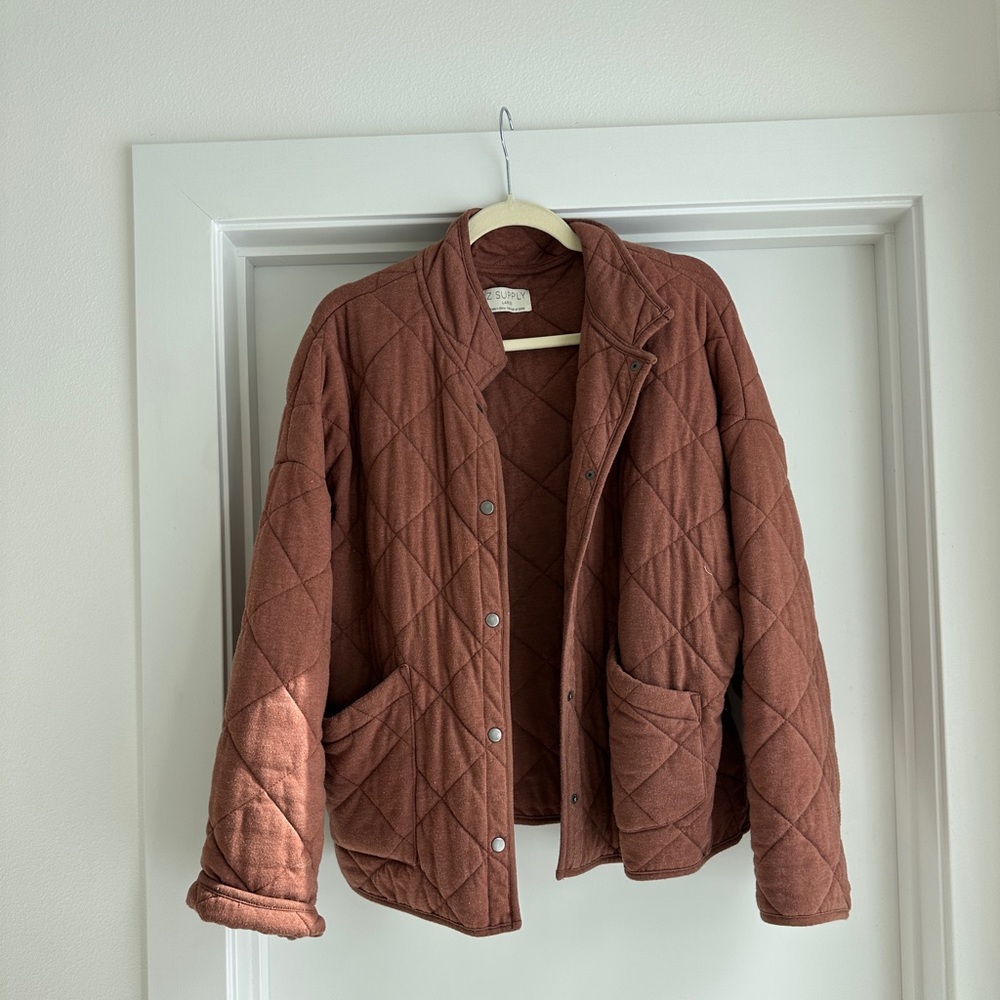 Z Supply Quilted Coat
